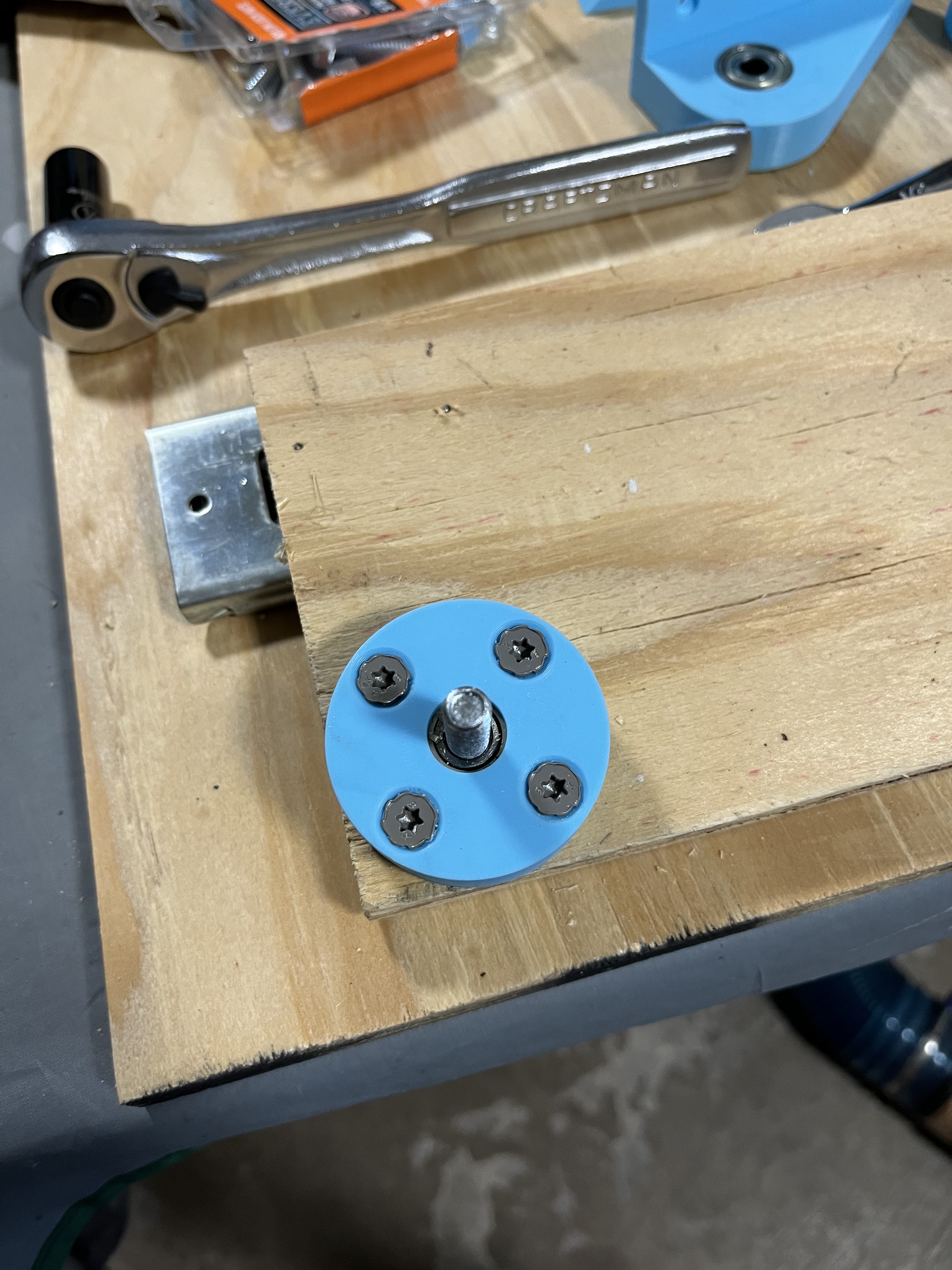 Miniatura 6 do modelo 3D Drop Down Under Desk Drawer Hinge System