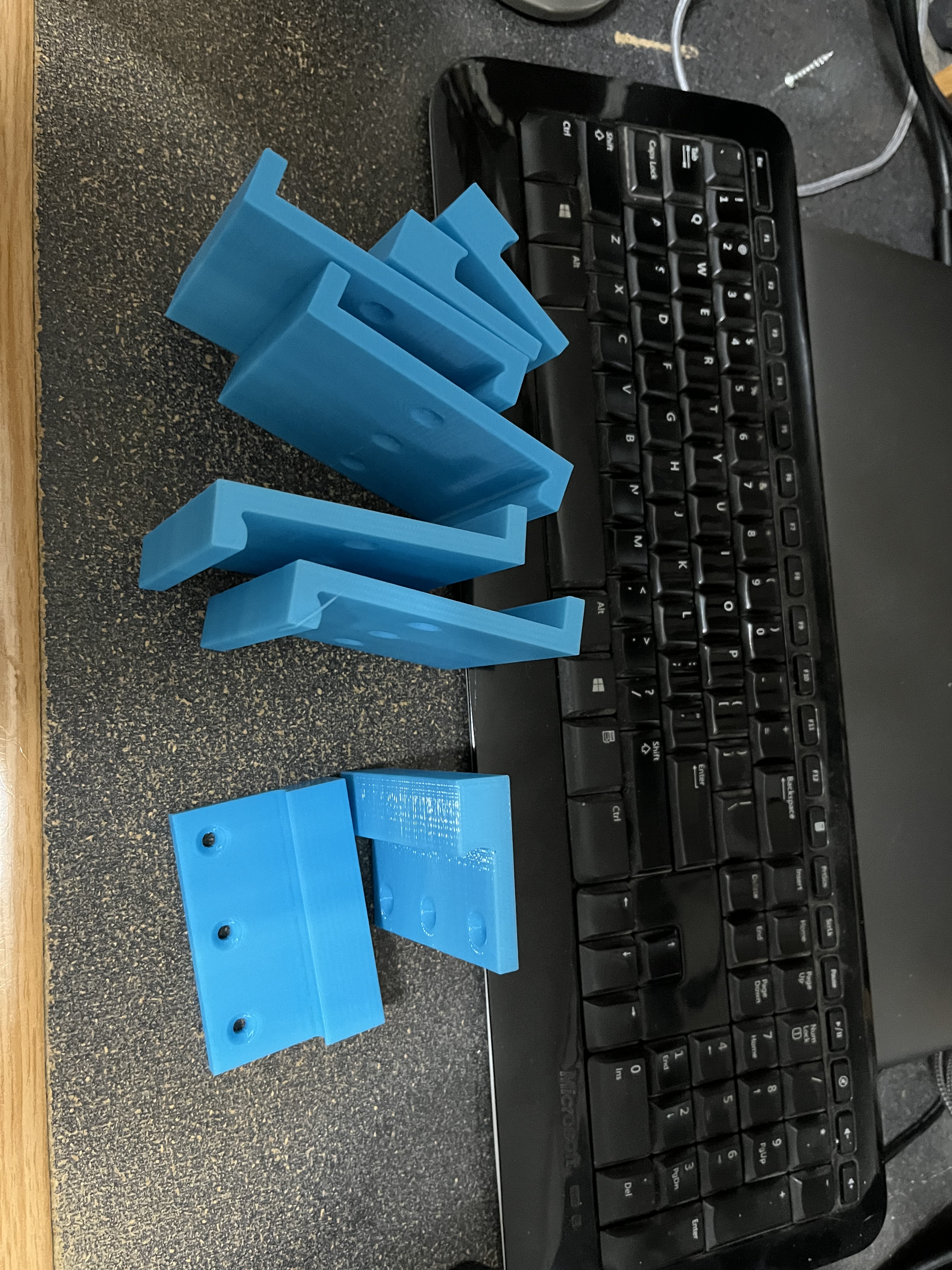 Miniatura 5 do modelo 3D Drop Down Under Desk Drawer Hinge System