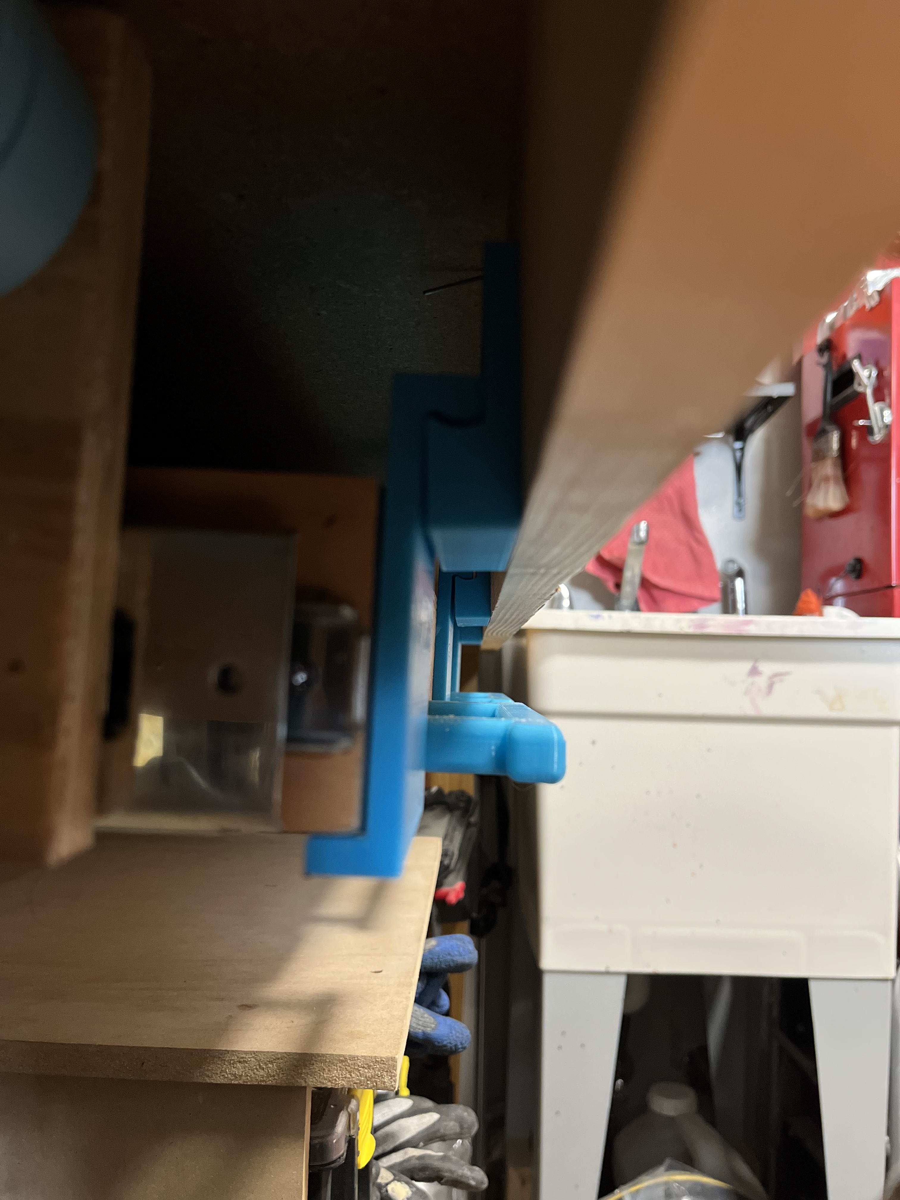 Miniatura 13 do modelo 3D Drop Down Under Desk Drawer Hinge System