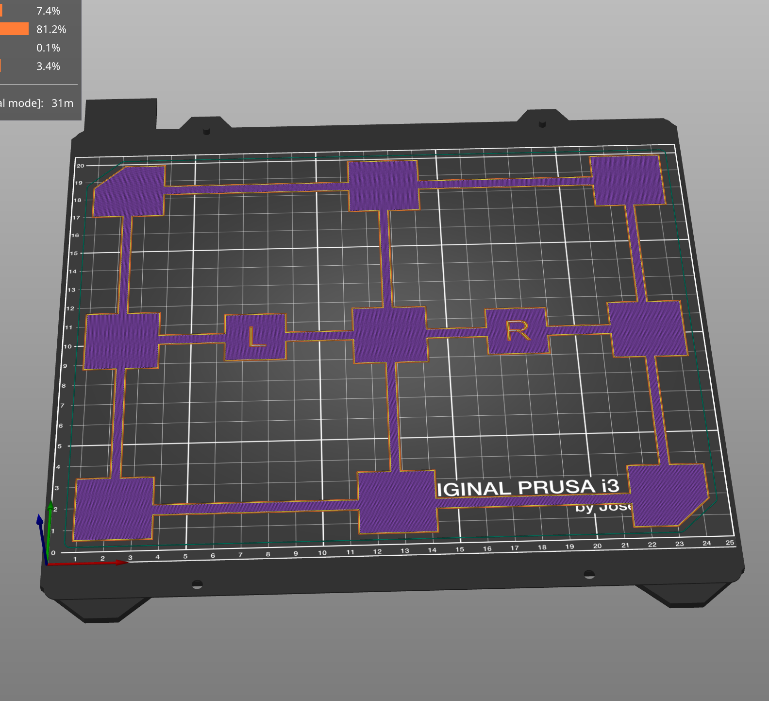 Bed level test by JacobH4H3 Download free STL model