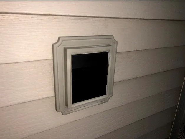 Louvered Dryer Vent Flap