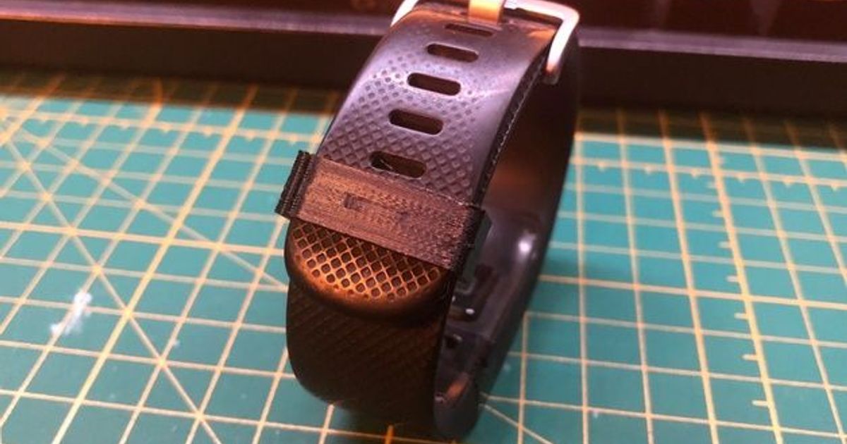 Fitbit Charge HR band keeper by Blodorn Download free STL model