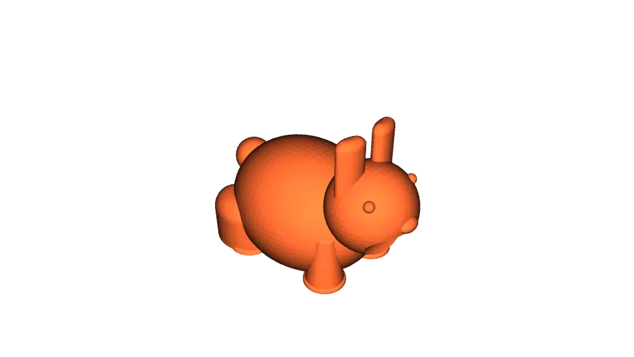 Bunny Pog (EASY) by lazor226 | Download free STL model | Printables.com