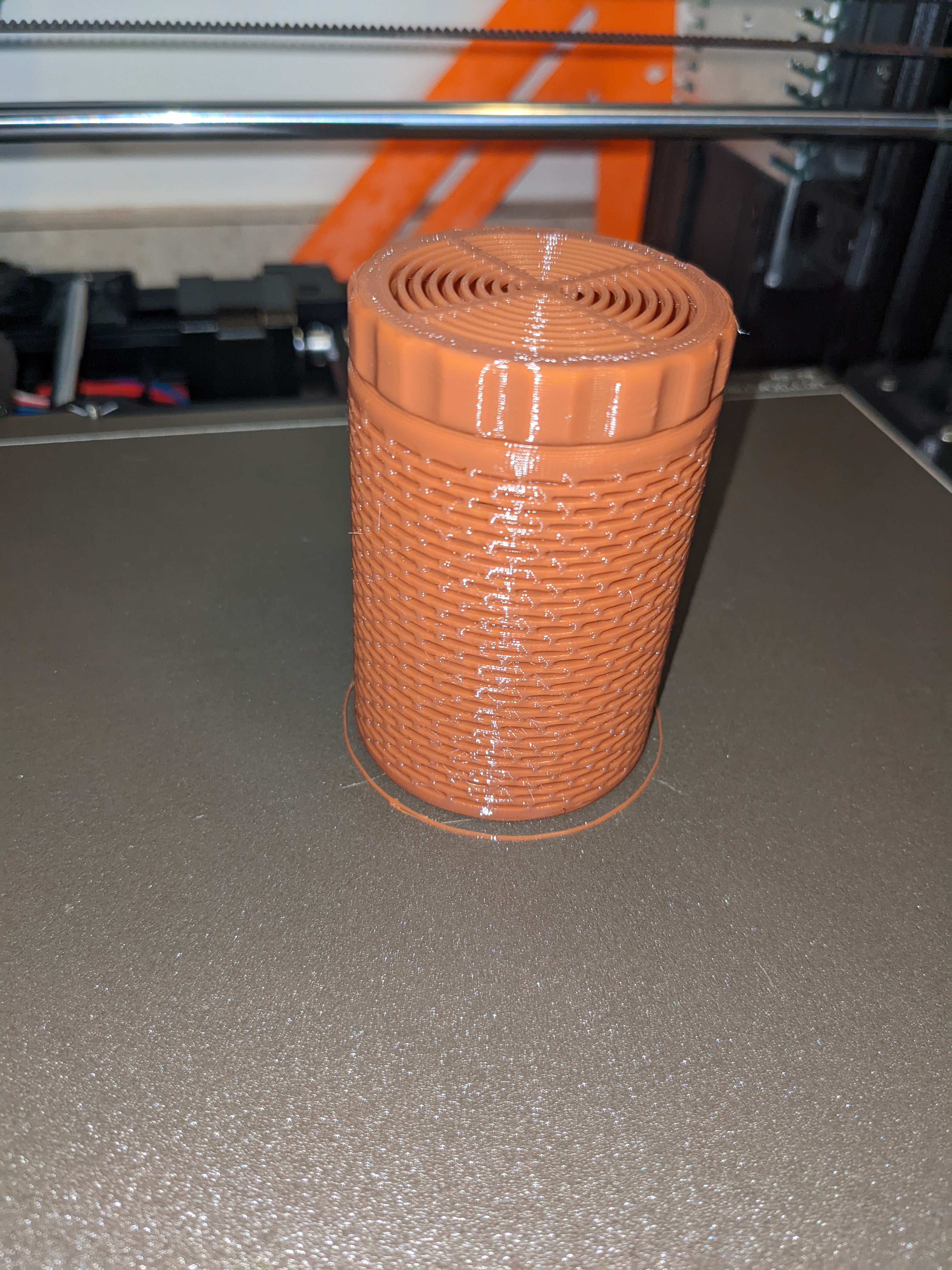 75mm long silica spool containter