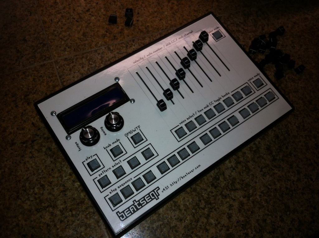slider / fader / slide potentiometer knobs