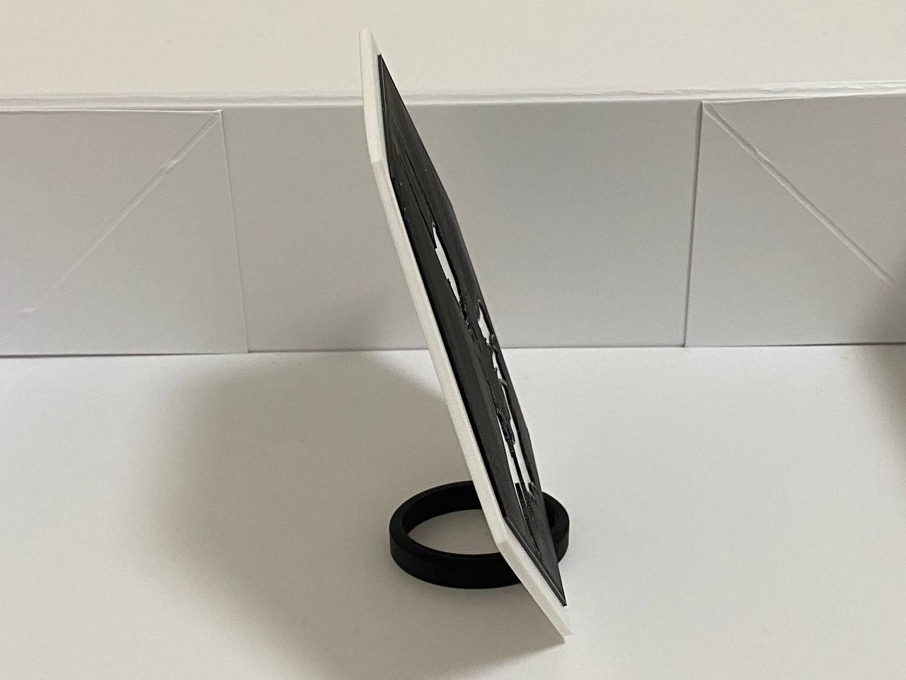 Minimal display stand for Hexwall tile