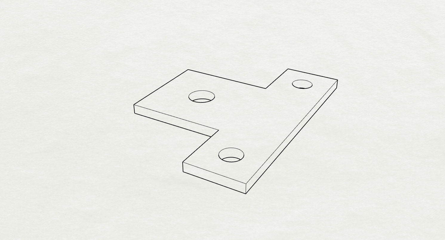 Kreuzverbinder für PV Solar Photovoltaik Unterkonstruktion cross connector for pv solar photovoltaic mount 3D model