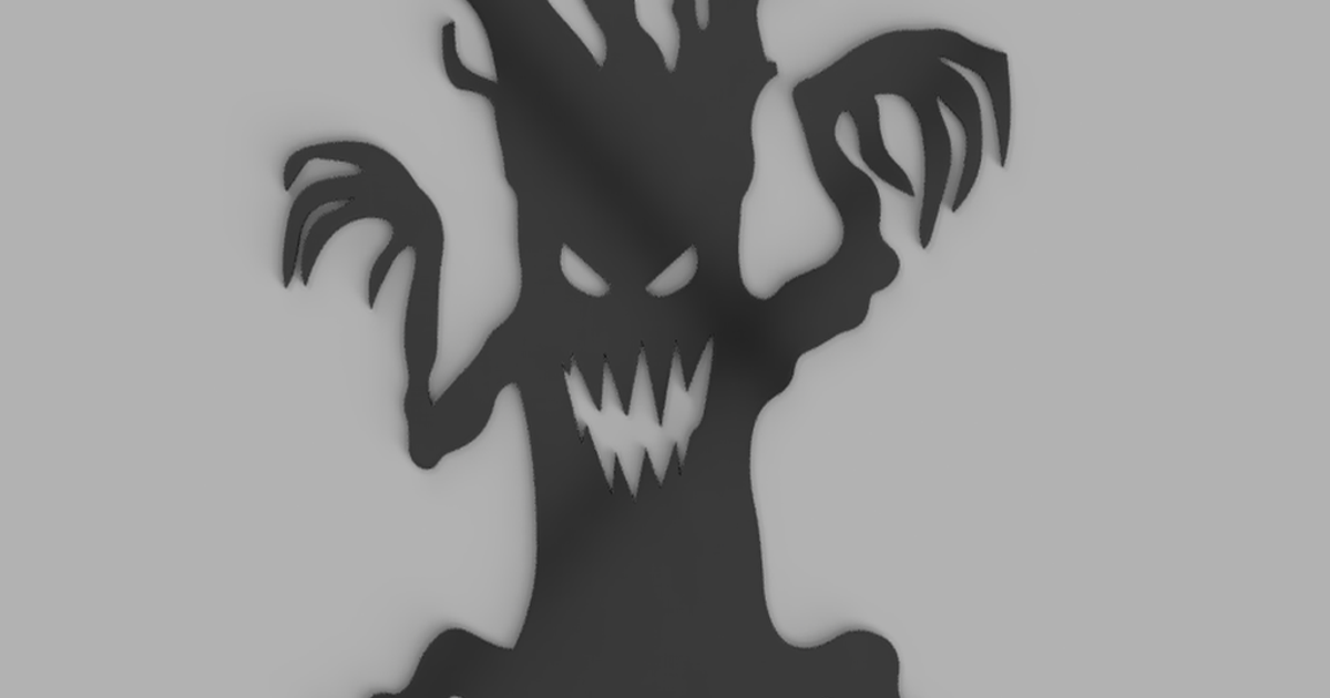Spooky Tree Nail Art Gel - wide 5