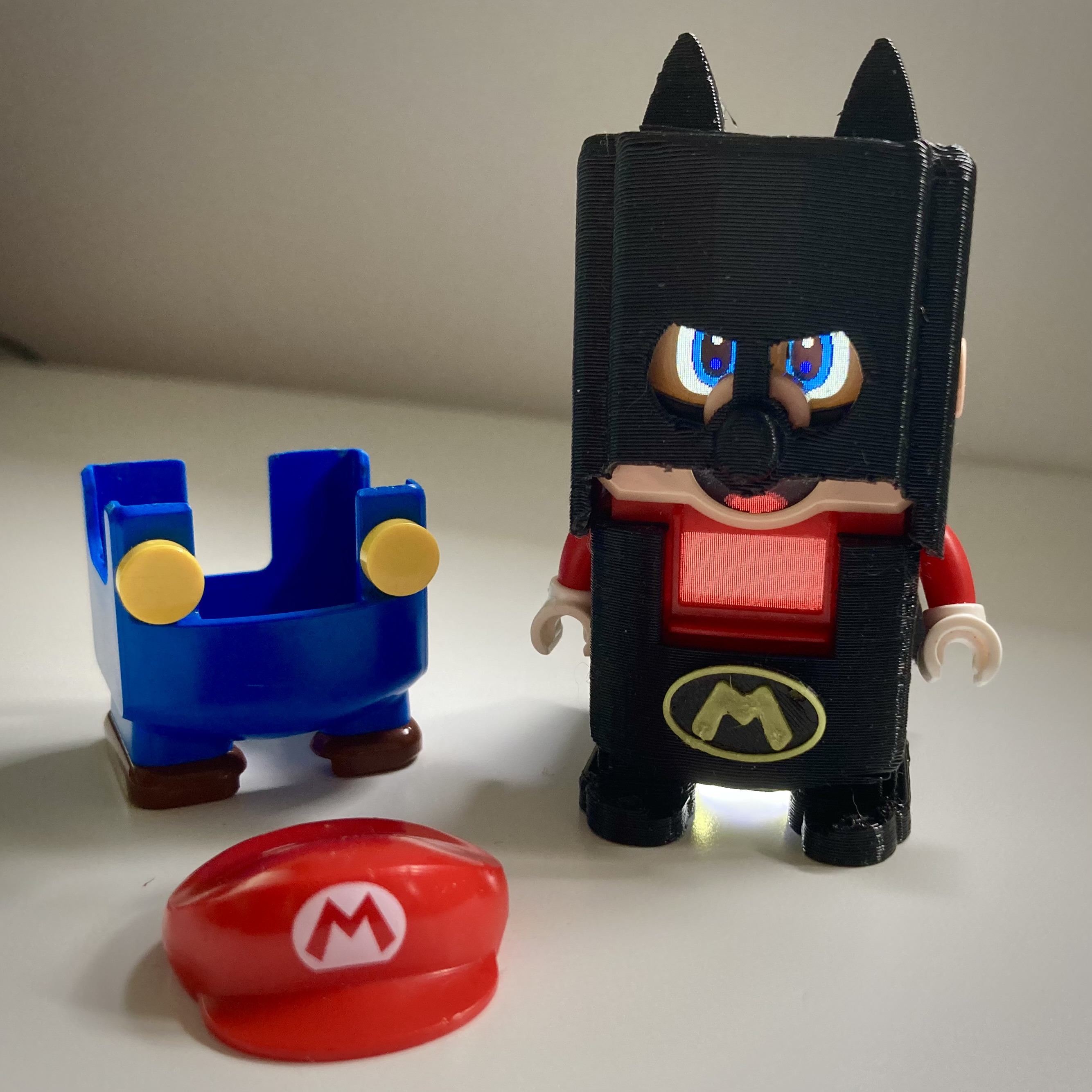 Mario Bross Lego - Traje Batman