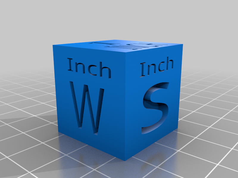 Inch Photo Cube