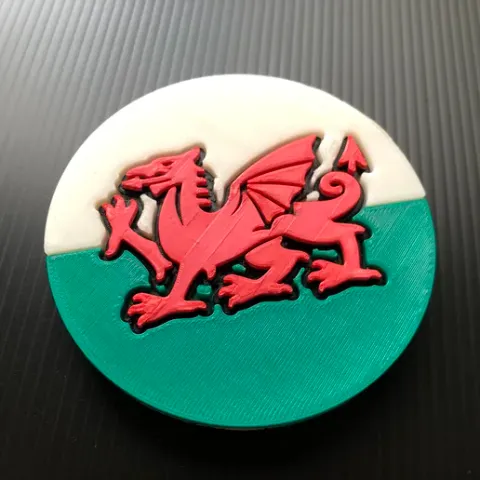 Wales - Flag Beer Coaster