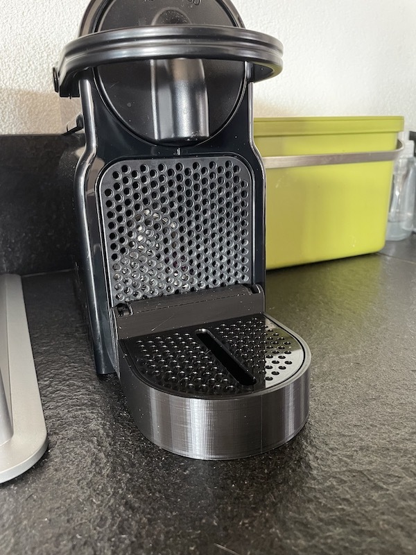 Nespresso lowered drip tray by Theo2022 Download free STL model