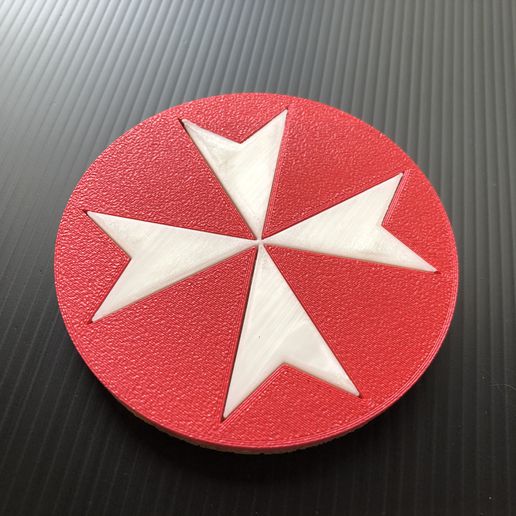 Malta - Flag Beer Coaster