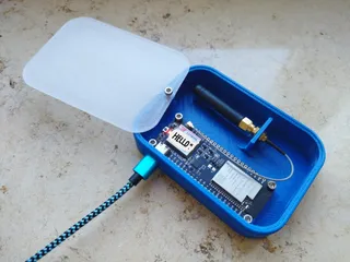 Case for LILYGO TTGO T-Call v1.4 and antenna