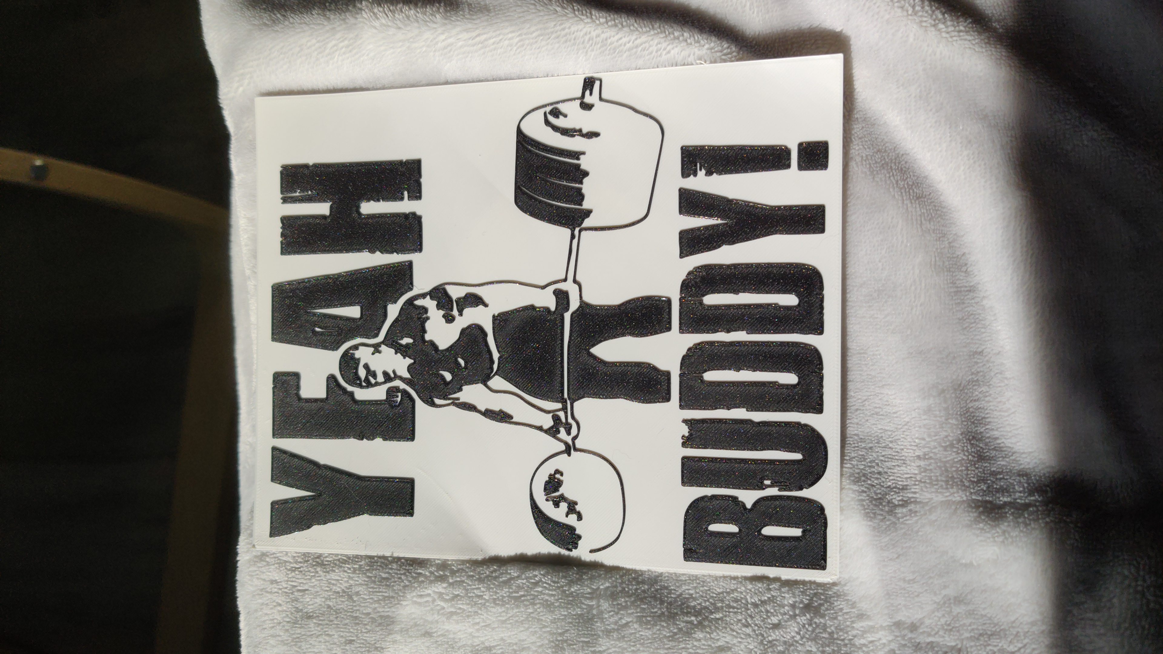 Ronnie Coleman "Yeah Buddy" Sign
