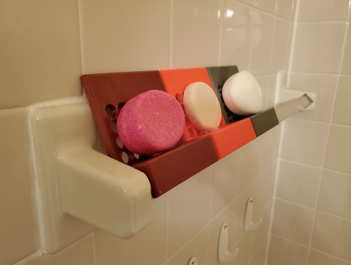 Towel Bar Soap Holder