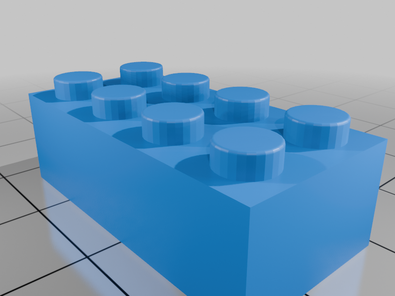Lego compatible 2x4 brick