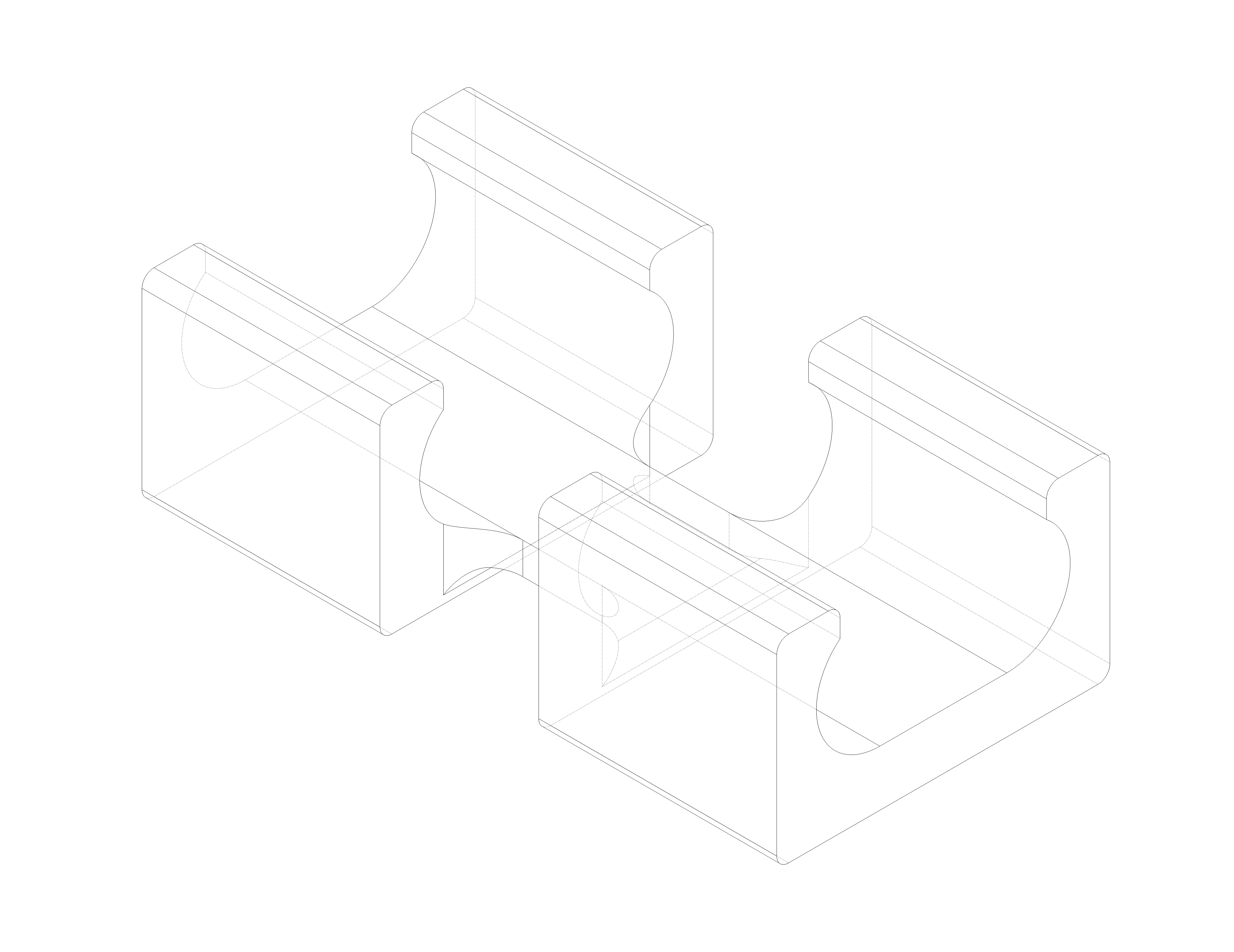 Dual Cable Zip Tie Bracket 8 mm by Scientific Prototypes Download
