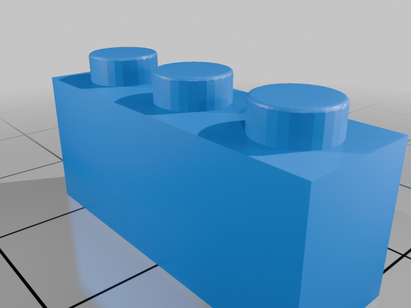 Lego compatible 1x3 brick