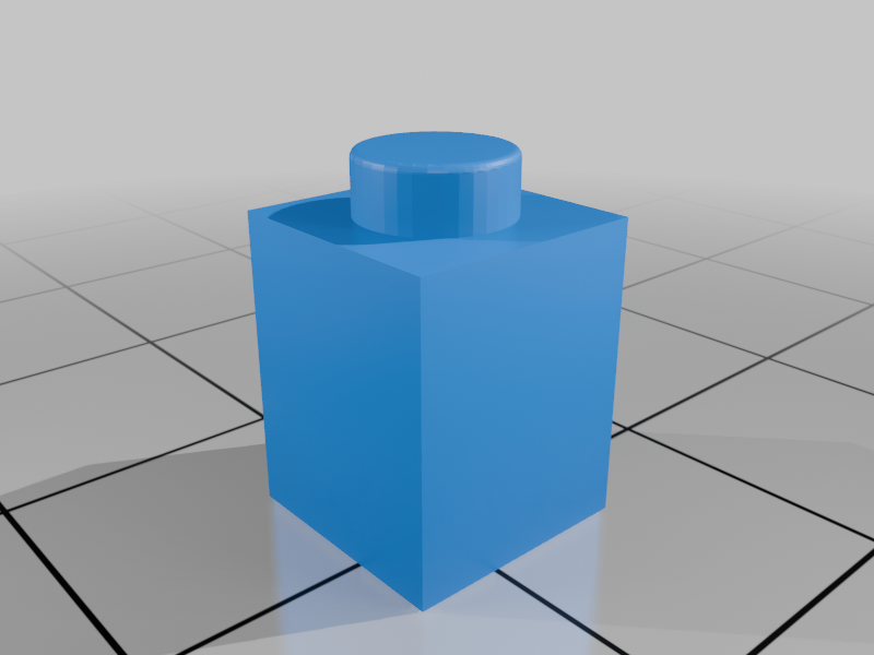 Lego compatible 1x1 brick