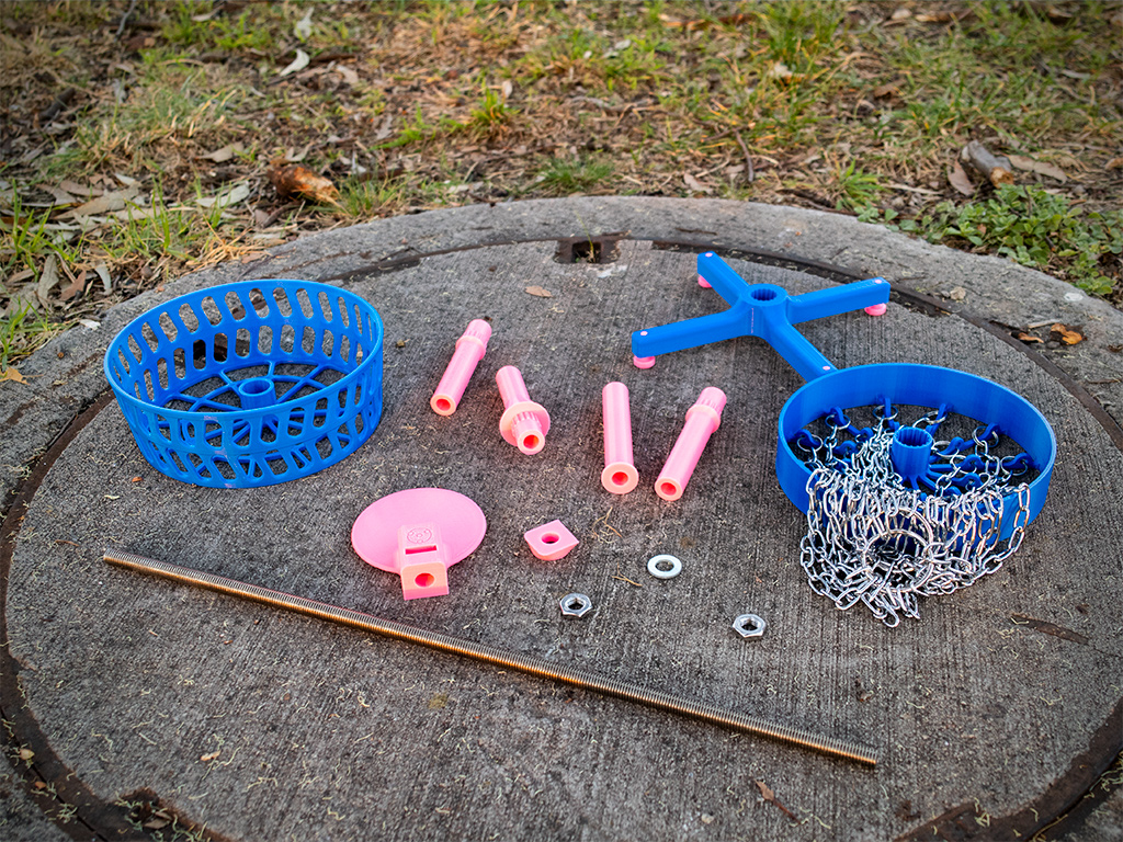 Miniatura 8 do modelo 3D Disc Golf Mini Basket