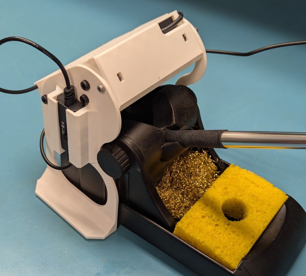 Passive Fume Extractor for Soldering Iron Stand
