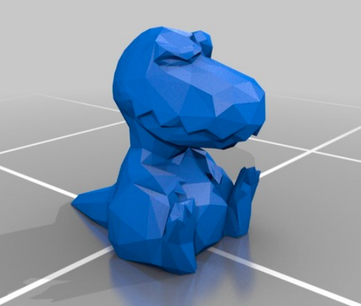 Low Poly Judgy T-Rex