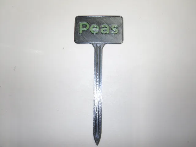 Plant Label Peas