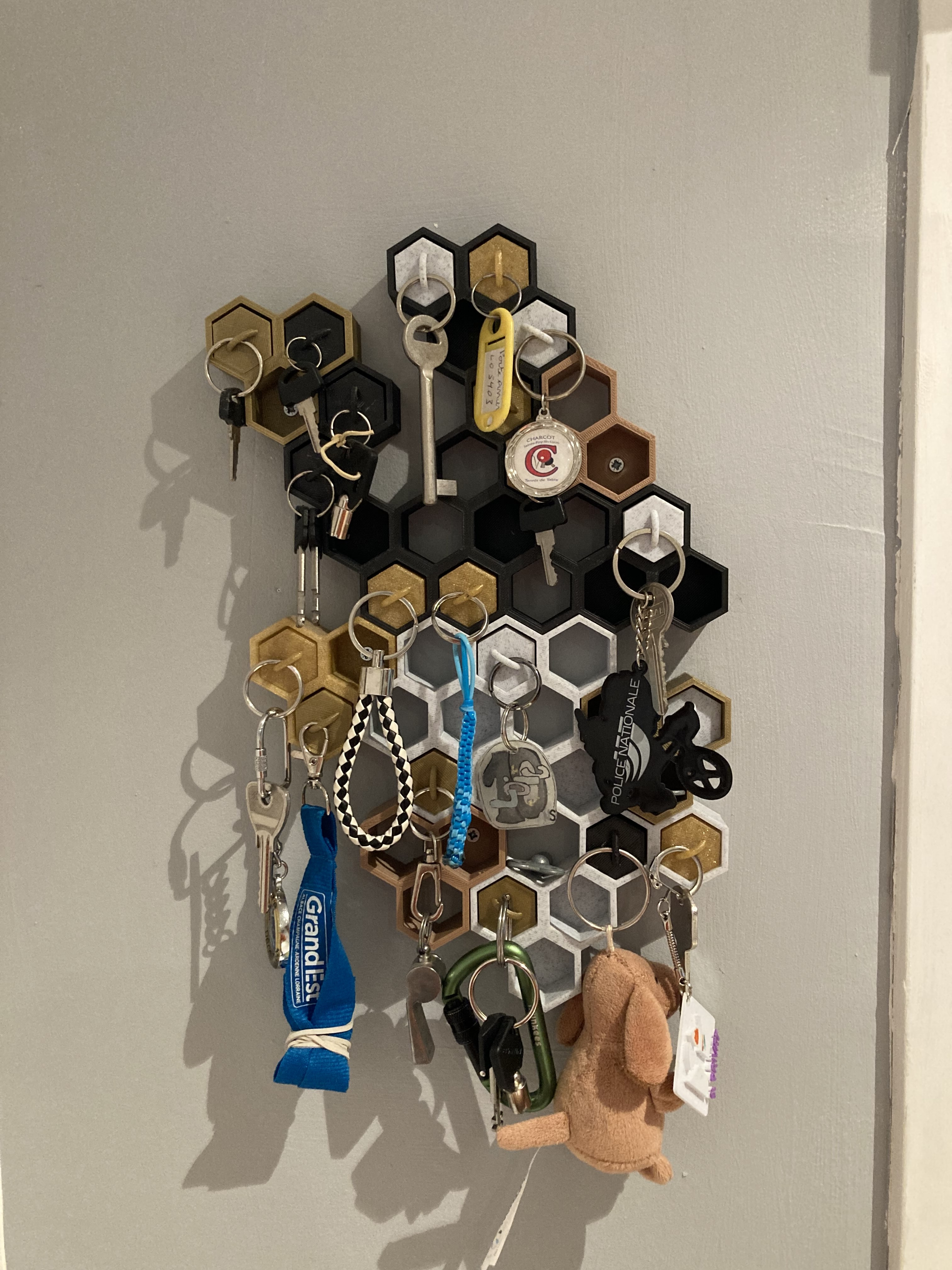 Honeycomb Key Holder
