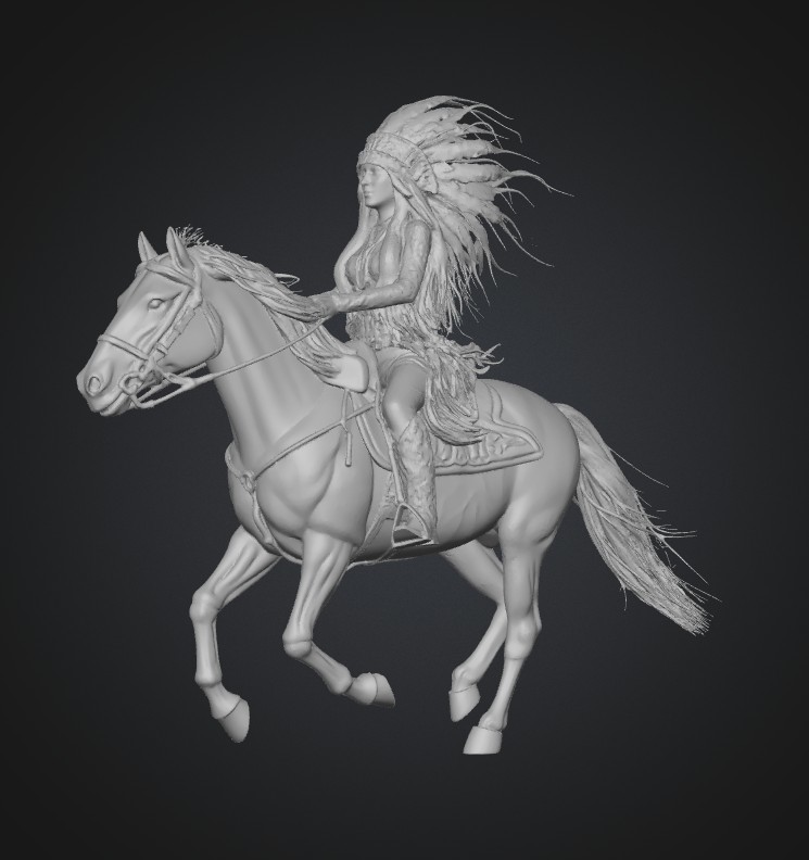 Feathered Dawn Rider