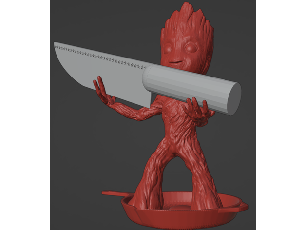 Support couteau Groot