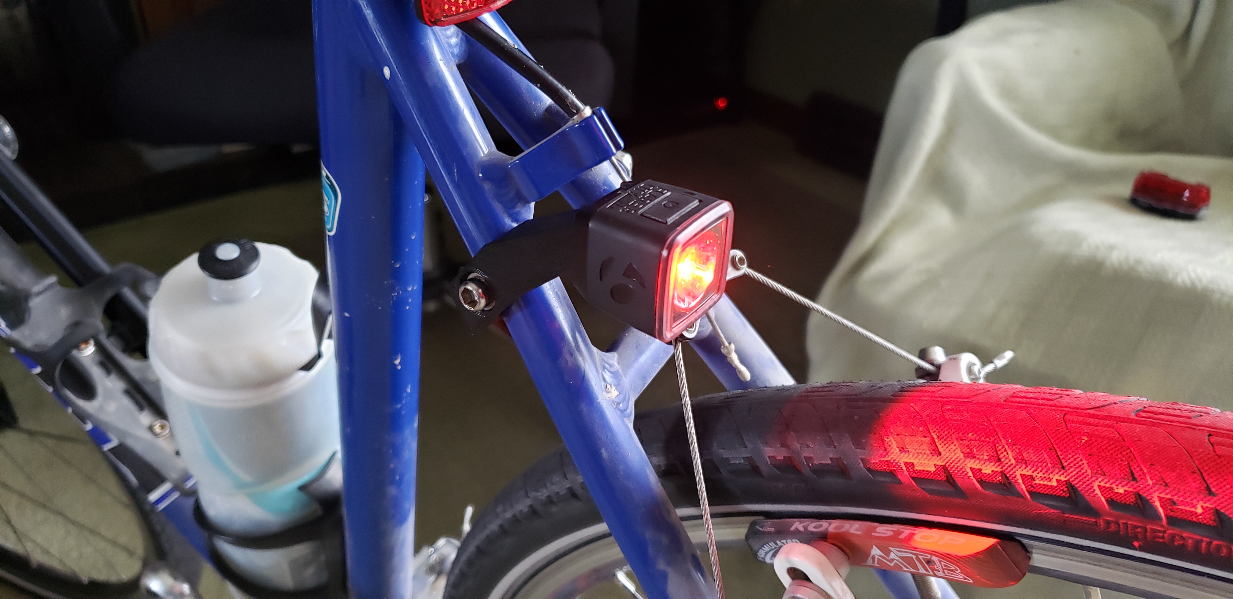 Upper Fender Mount for Bontrager Tail Lights on Kona Jake the Snake