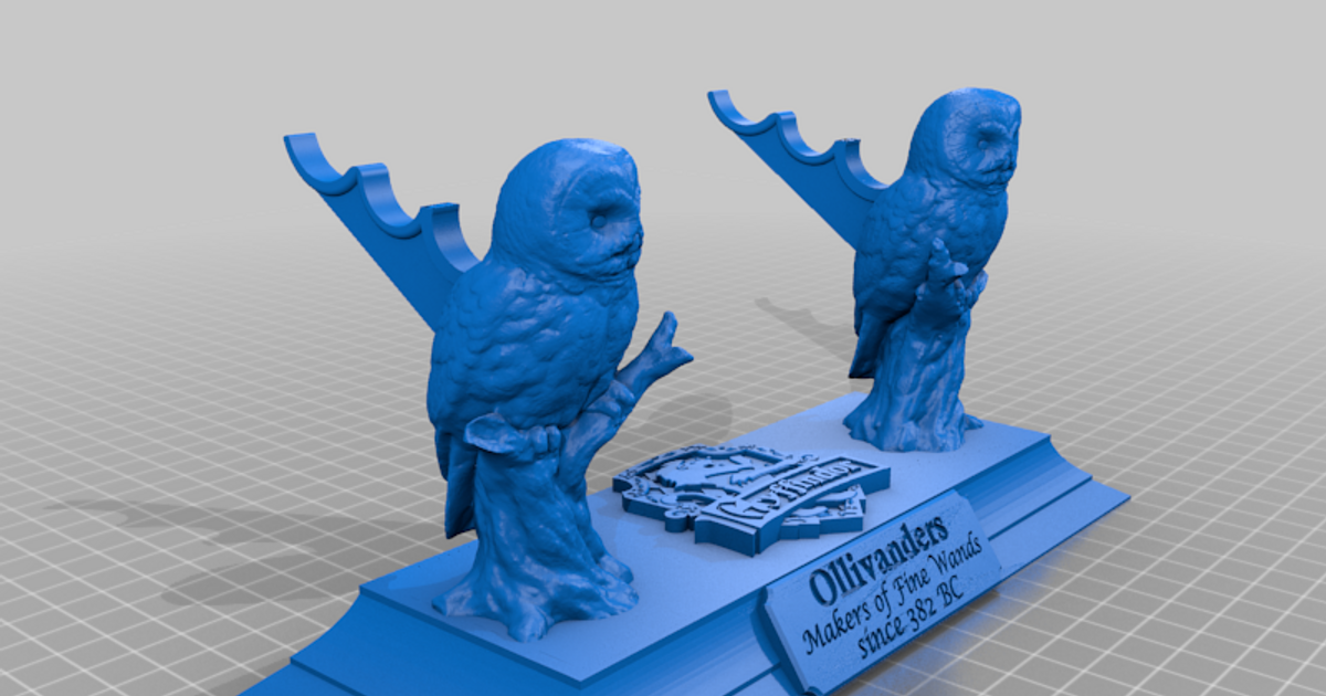 Three Wand stand by ehrlmpe5 Download free STL model