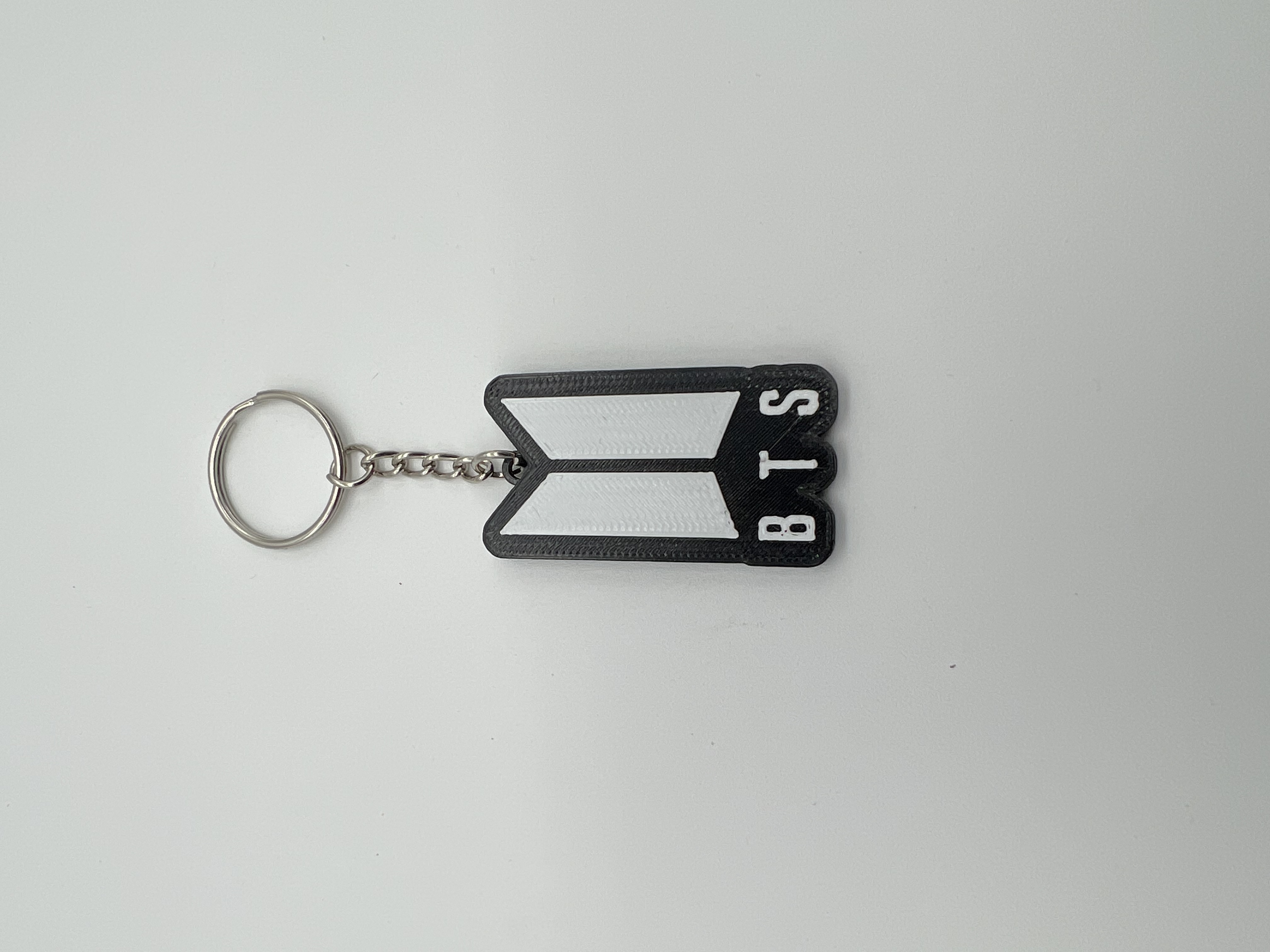 BTS K Pop Logo and Keychains