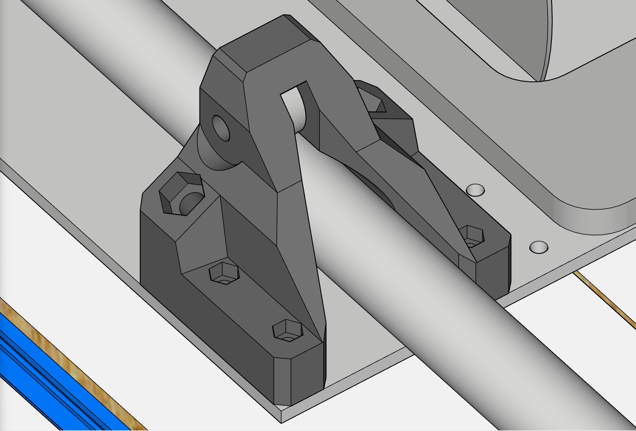 [DIY Panel Saw] Z mount (v7a)