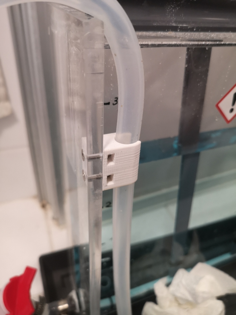 Etching cuvette - tube holder