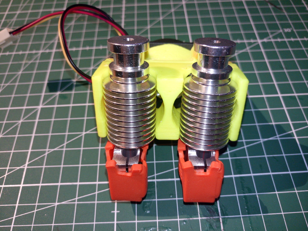 Dualextruder - 40mm fan mount adapter