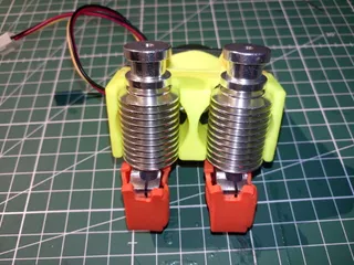 Dualextruder - 40mm fan mount adapter