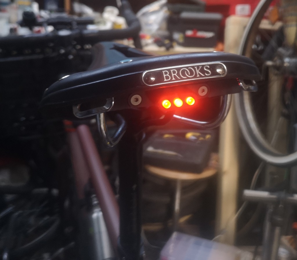 Supernova - tail light - Brooks B17 holder 3D model