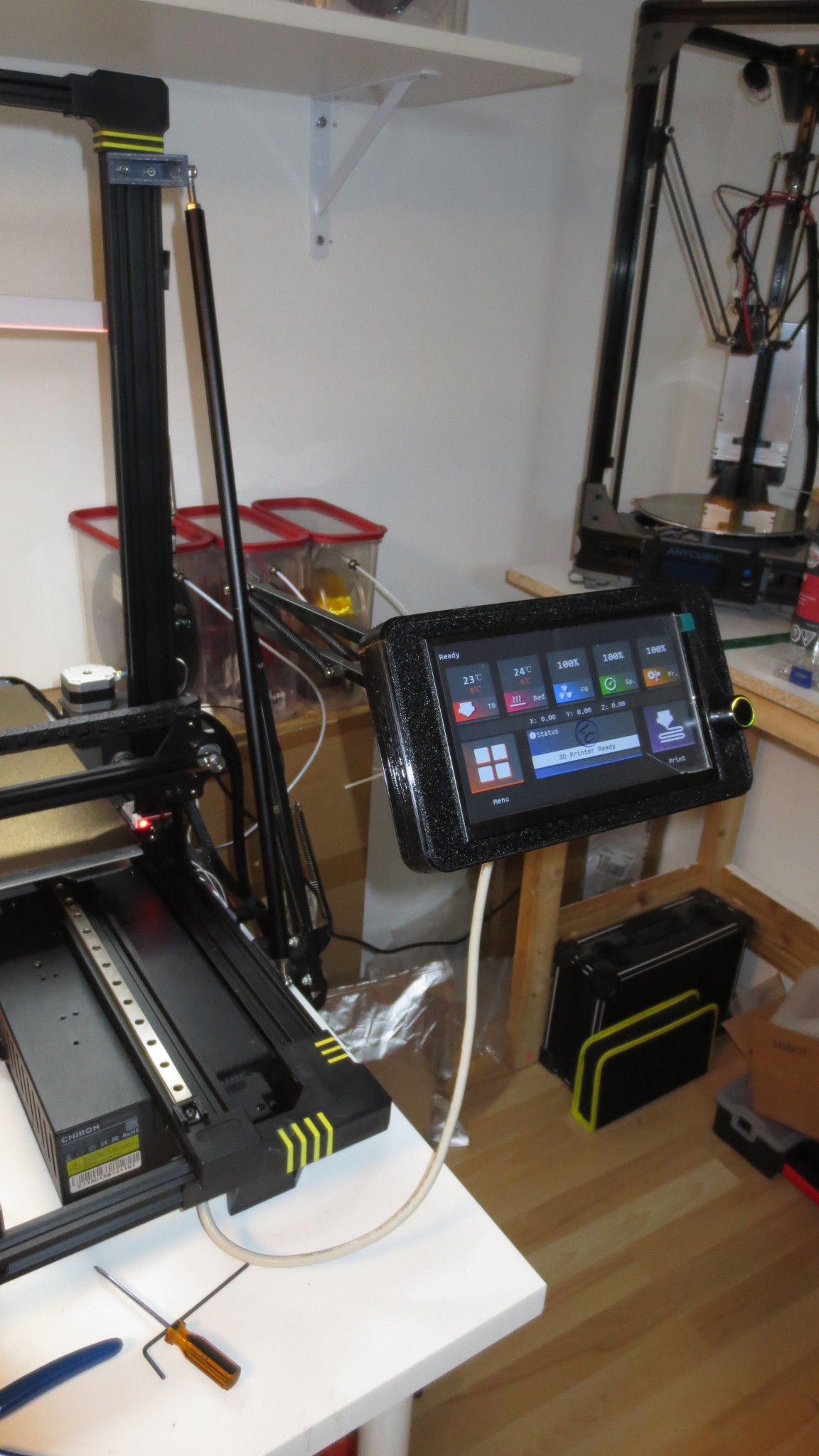 Anycubic Chiron SKR2 - Y Linear Rail - Dual blower+V6