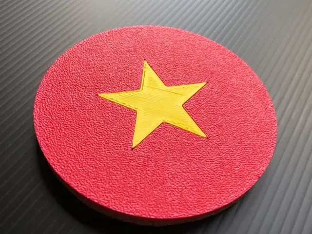 Vietnam - Flag Beer Coaster