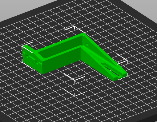 Right hand mount for Voron Trident 3D model thumbnail