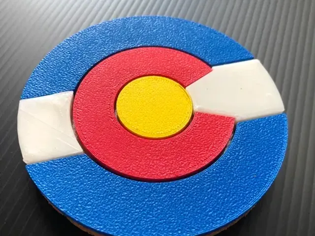 Colorado, USA - Flag Beer Coaster