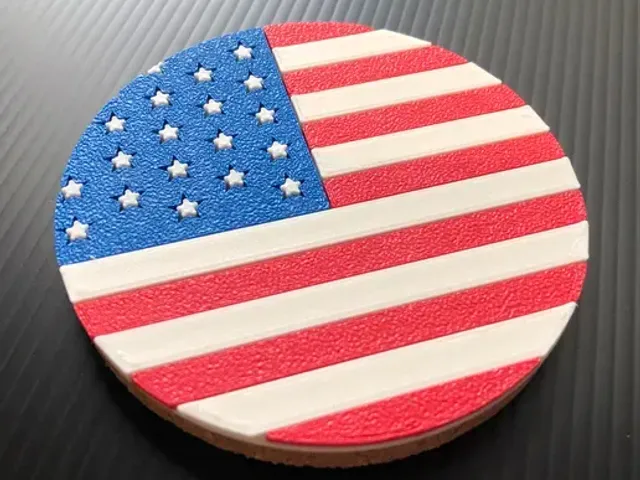 United States ( USA ) - Flag Beer Coaster
