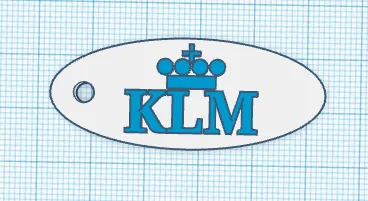 KLM Keychain