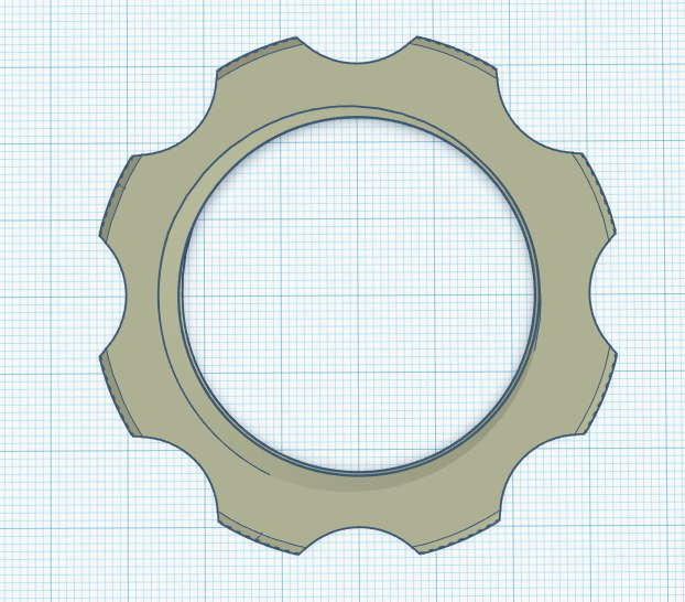 Modified Nut for Prusament Spool to Master Spool Adapter