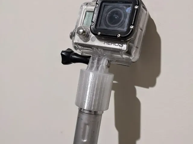 Paint pole to Go Pro adapter