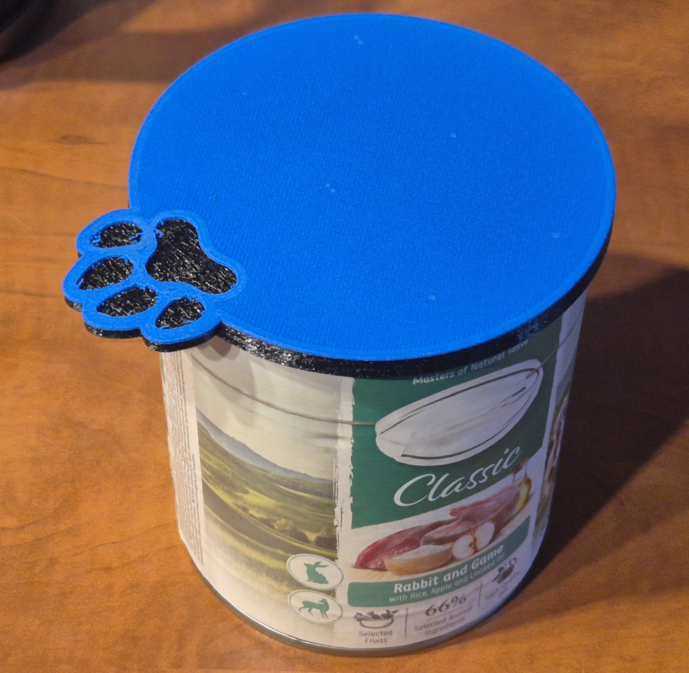 Dog Paw Lid for Pet Food Cans