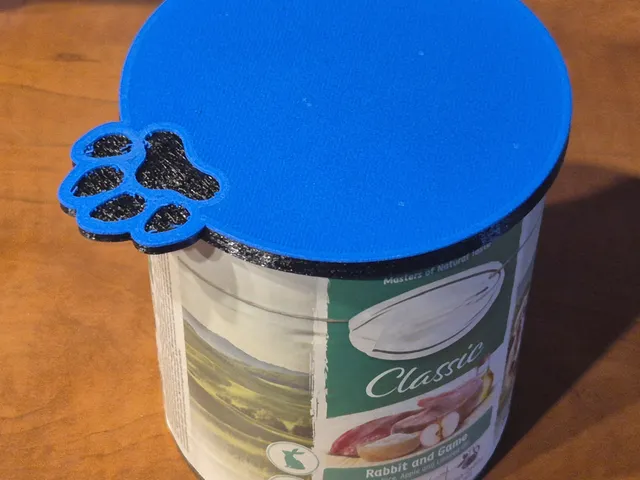 Dog Paw Lid for Pet Food Cans