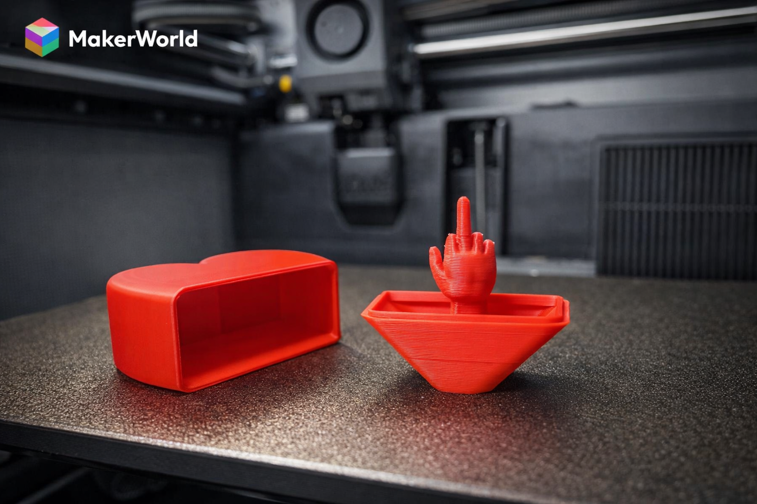 Funny Middle Finger Desk Holder 3D Print Prank
